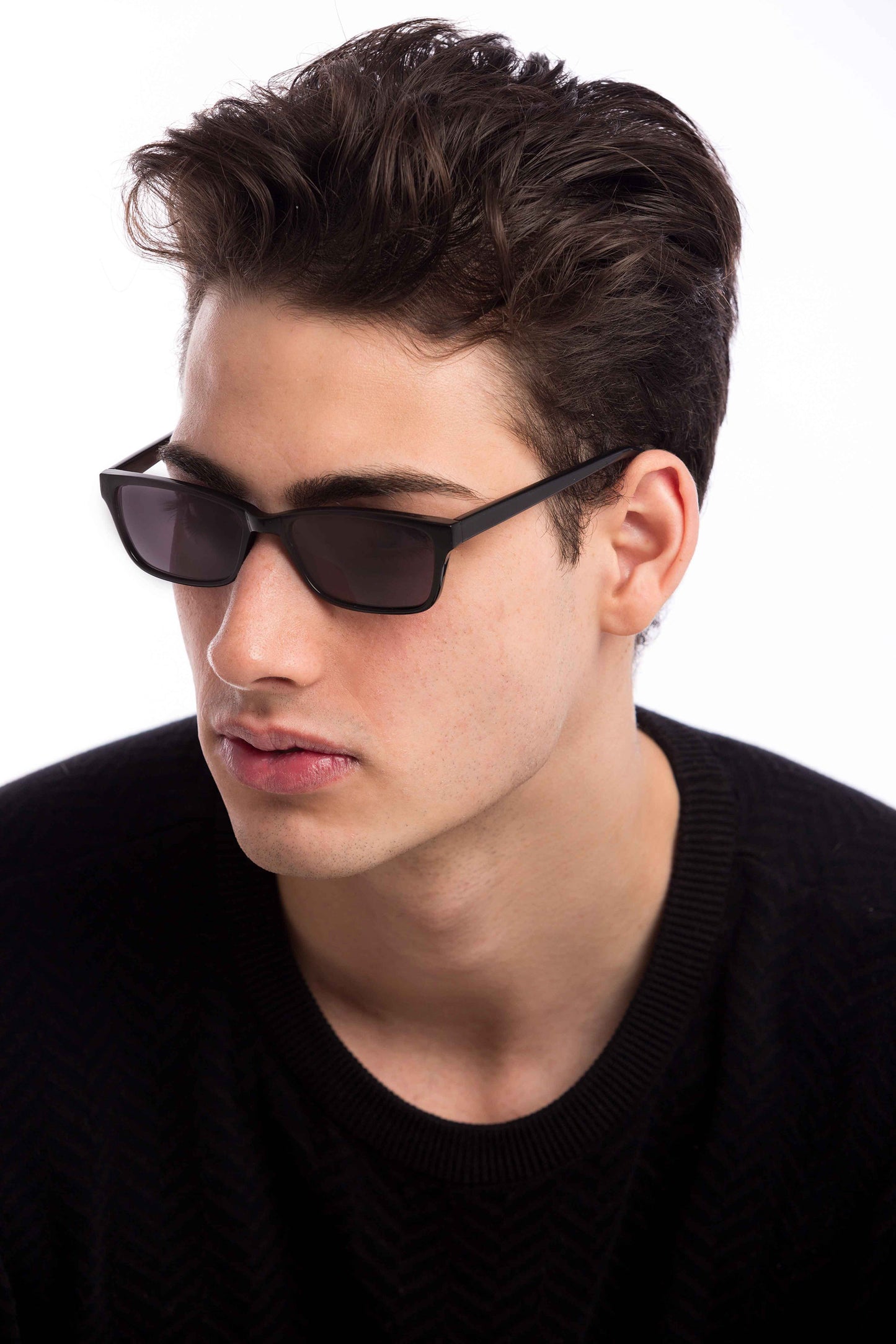 Man Wearing Denver Sunglasses Prescription (Grey)